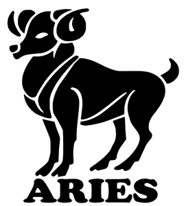 (2 Qty) ARIES Zodiac horoscope DTF Transfer