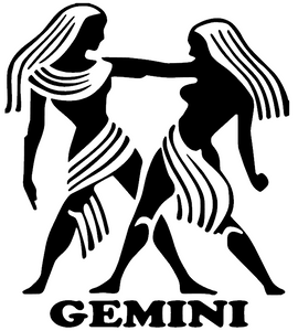 (2 Qty) GEMINI Zodiac horoscope DTF Transfer (2 Qty) GEMINI Zodiac horoscope DTF Transfer