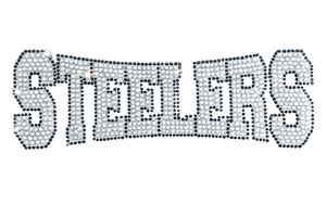 STEELERS Mascot Rhinestone Transfer Iron On