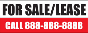 For Sale/Lease - Call 999-888-8888 - Banner For Sale/Lease - Call 999-888-8888 - Banner