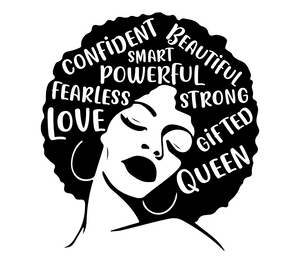 (2 qty) Confident Beautiful Smart Powerful Girl (2 Qty)Transfer (2 qty) Confident Beautiful Smart Powerful Girl (2 Qty)Transfer