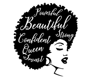(2 qty) Powerful Beautiful Strong Puff Girl (2 Qty)Transfer (2 qty) Powerful Beautiful Strong Puff Girl (2 Qty)Transfer