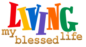 (2 Qty) Living my Blessed Life full color DTF transfer (2 Qty) Living my Blessed Life full color DTF transfer