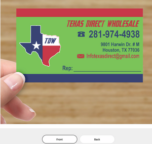 (Business card 5000 Qty + 12 Shirts with printing + Lexus side and front graphics