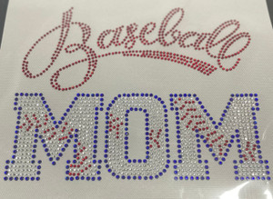 Baseball Iron-Ons | Rhinestone Iron-Ons | Sports Iron-On Transfers ...