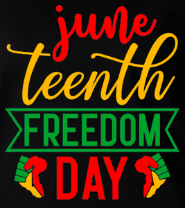 (2 Qty) Juneteenth Freedom Day with Fist Map - DTF transfer (2 Qty) Juneteenth Freedom Day with Fist Map - DTF transfer