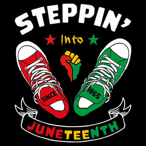 (2 Qty) Stepping into Juneteenth Shoes Sneakers - DTF transfer (2 Qty) Stepping into Juneteenth Shoes Sneakers - DTF transfer