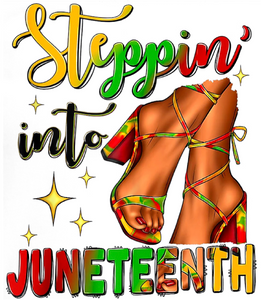 (2 Qty) Stepping into Juneteenth Shoes Heels Sandal - DTF transfer (2 Qty) Stepping into Juneteenth Shoes Heels Sandal - DTF transfer