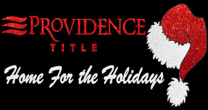 Providence Title with Santa hat - custom DTF transfer