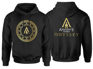 Assassin's Creed ODYSSEY Black Hooded Sweatshirt Assassin's Creed ODYSSEY Black Hooded Sweatshirt