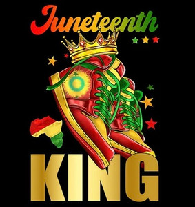 (2 Qty) Juneteenth King shoes - custmo DTF transfer (2 Qty) Juneteenth King shoes - custmo DTF transfer