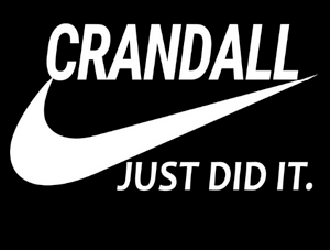 CRANDALL - NIKE JUST DID IT - DTF transfer CRANDALL - NIKE JUST DID IT - DTF transfer
