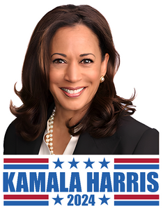 (2 qty) Kamala Harris 2024 Portrait - custmo DTF transfer (2 qty) Kamala Harris 2024 Portrait - custmo DTF transfer