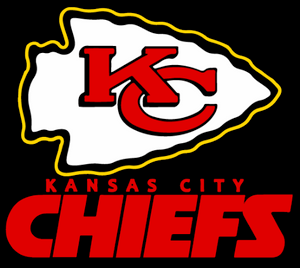 (2 Qty) KC CHIEFS shield - custom Football sports DTF transfer (2 Qty) KC CHIEFS shield - custom Football sports DTF transfer
