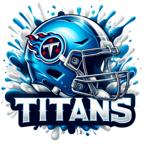 (2 qty) TITANS Helmet Football - custom sports DTF transfer (2 qty) TITANS Helmet Football - custom sports DTF transfer