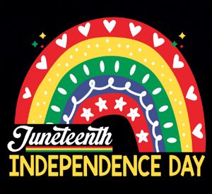 (2 Qty) Juneteenth Independence Day DTF transfer (2 Qty) Juneteenth Independence Day DTF transfer