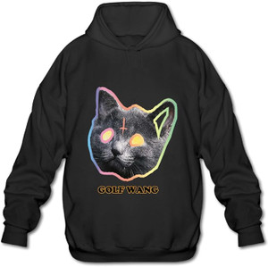 Golf Wang Cat face Print Hooded DTF Sweatshirt Golf Wang Cat face Print Hooded DTF Sweatshirt