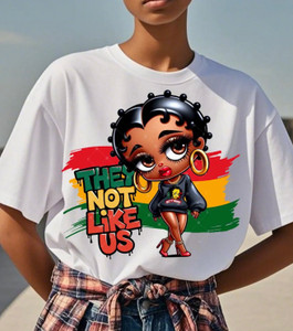 They not like us Betty Boop - custom DTF transfer They not like us Betty Boop - custom DTF transfer