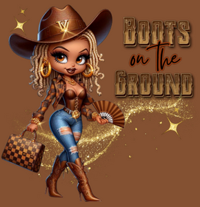 Betty LV3 Boots on the Ground - custom DTF transfer