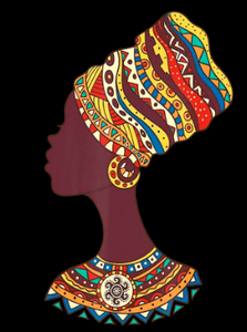 (2 qty) Black Queen African Woman custom DTF transfer (2 qty) Black Queen African Woman custom DTF transfer