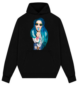 Ashley Nicolette Frangipane Halsey Tribute Black Pullover Hoodie DTF Ashley Nicolette Frangipane Halsey Tribute Black Pullover Hoodie DTF