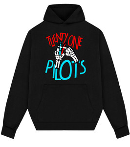 Twenty One Pilots Black Pullover Hoodie DTF Twenty One Pilots Black Pullover Hoodie DTF