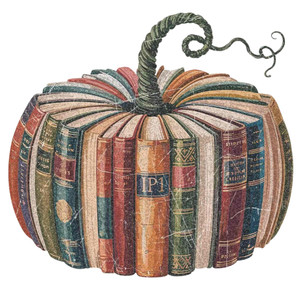 (2 Qty) Book Pumkin Halloween DTF transfer