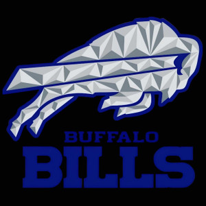 (2 Qty) Bills Blue Buffalow Marbles - custom DTF transfer (2 Qty) Bills Blue Buffalow Marbles - custom DTF transfer