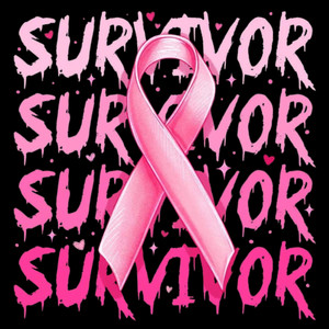 (2 Qty) Survivor Survivor Cancer - Custom DTF transfer (2 Qty) Survivor Survivor Cancer - Custom DTF transfer