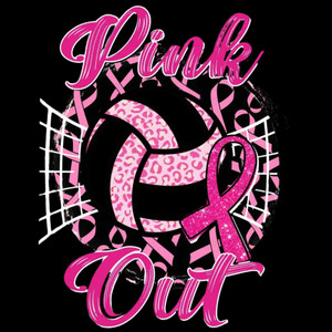 (2 Qty) Pink Out Cancer Awareness - Custom DTF transfer (2 Qty) Pink Out Cancer Awareness - Custom DTF transfer