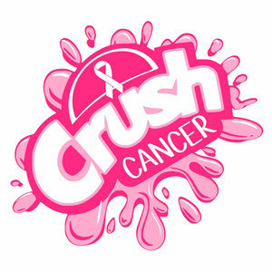 (2 Qty) Ribbion Crush Cancer Awareness - DTF transfer (2 Qty) Ribbion Crush Cancer Awareness - DTF transfer