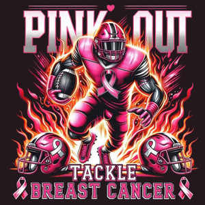 (2 Qty) Player Out Breast Cancer Awareness - DTF transfer (2 Qty) Player Out Breast Cancer Awareness - DTF transfer