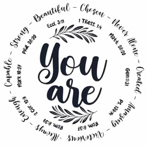 (2 Qty) You Are Enough - DTF transfer