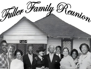 (2 qty) Fuller family reunion (black words on top) - custom DTF transfer
