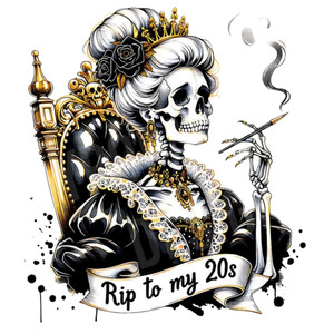 (2 Qty) Rip To My 20s DTF transfer