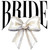 (2 Qty) Bride Cream Bow Glitter DTF transfer