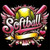 (Qty 2) Softball In Different Colour (Single Piece Each) DTF transfer