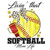 (Qty 2) Living That Softball Mom Life DTF transfer