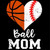 (2 Qty) Heart Two Balls Mom DTF transfer
