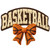 (2 Qty) Basket Ball Bow Yarn DTF transfer