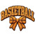 (2 Qty) Basketball Bow Yarn DTF transfer