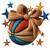 (2 Qty) Basket Ball Stars DTF transfer