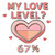 (2 Qty) My Love Level Six Seven DTF transfer