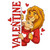 (2 Qty) Valentine Lion King And Queen DTF transfer