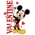 (2 Qty) Valentine Minie Mouse DTF transfer