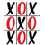(2 Qty) Xox Oxo Xox DTF transfer