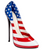(2 Qty) USA Heel Shoe (Plain) - DTF transfer