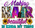 (2 Qty) Making Hair Beautiful is kinda my Thing - custom DTF transfer