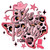 (2 qty) She Is From Texas Pink Leopard Glitter - DTF transfers