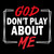 (2 qty) God Don't Play About Me Square - DTF transfers